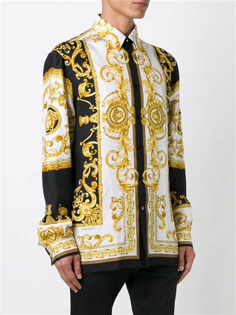 versace men's shirts|vintage versace men's shirts.